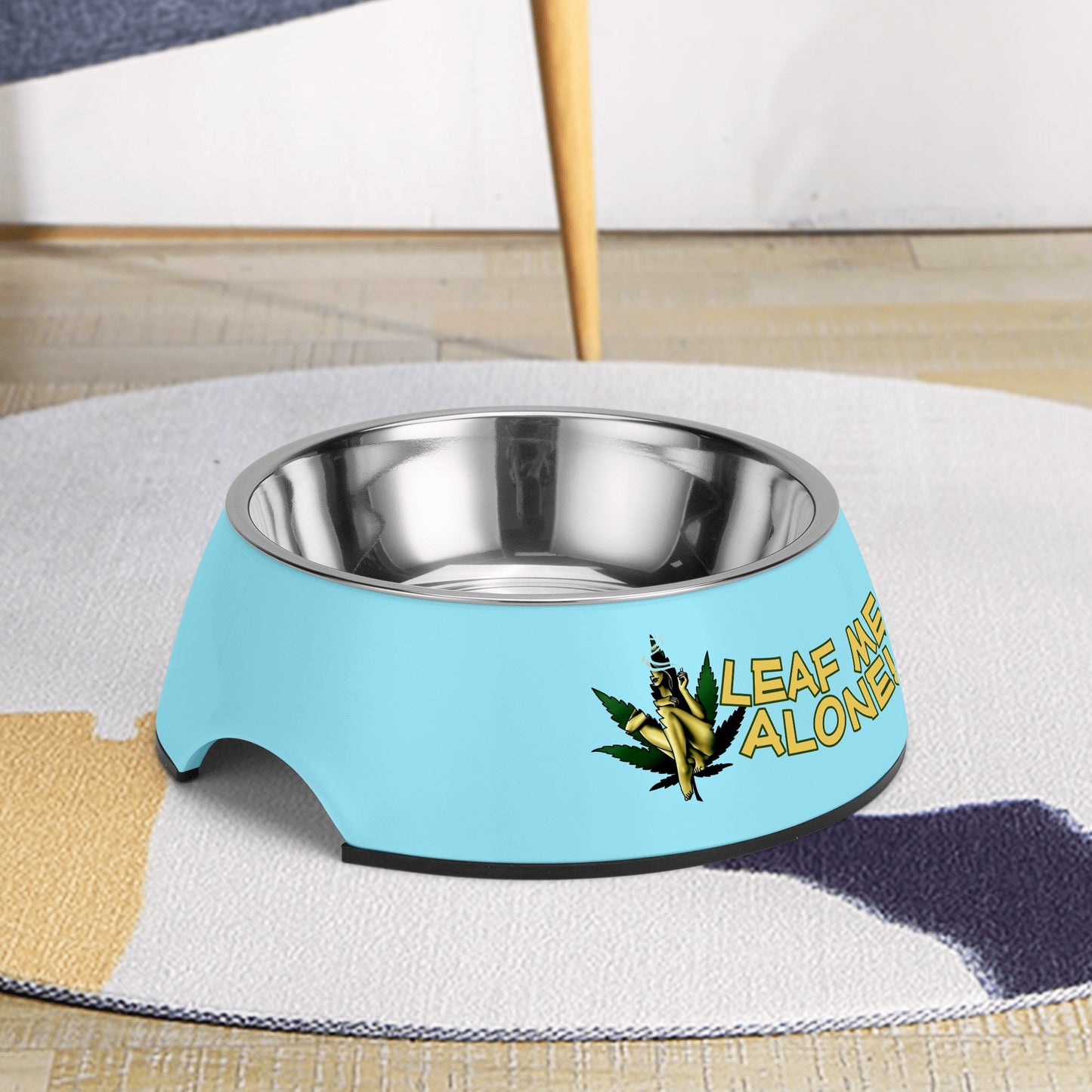 Leaf Me Alone 420 Edition 4.0 Pet Food Bowl