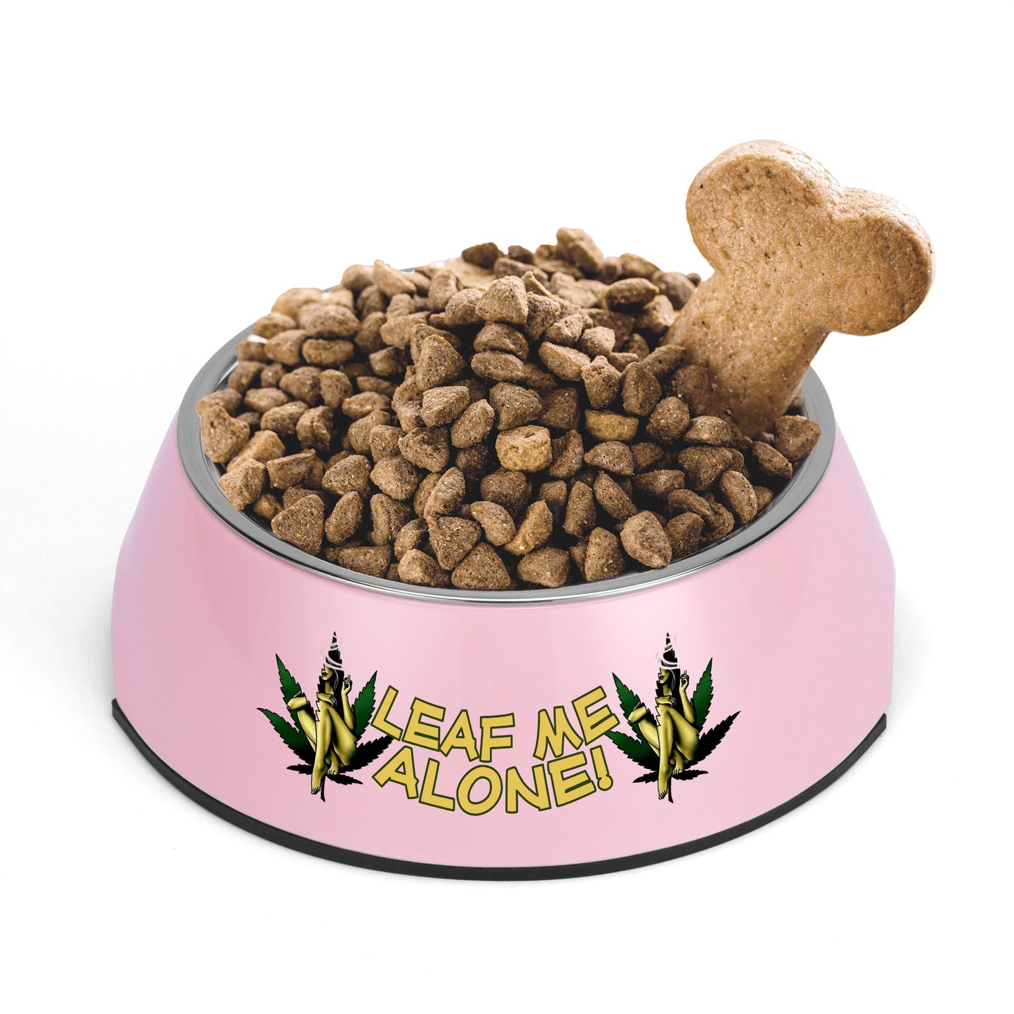 Leaf Me Alone 420 Edition 4.0 Pet Food Bowl