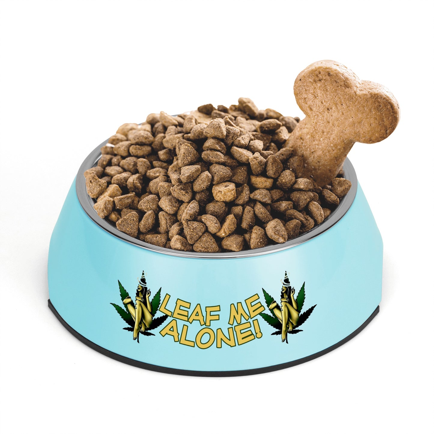 Leaf Me Alone 420 Edition 4.0 Pet Food Bowl