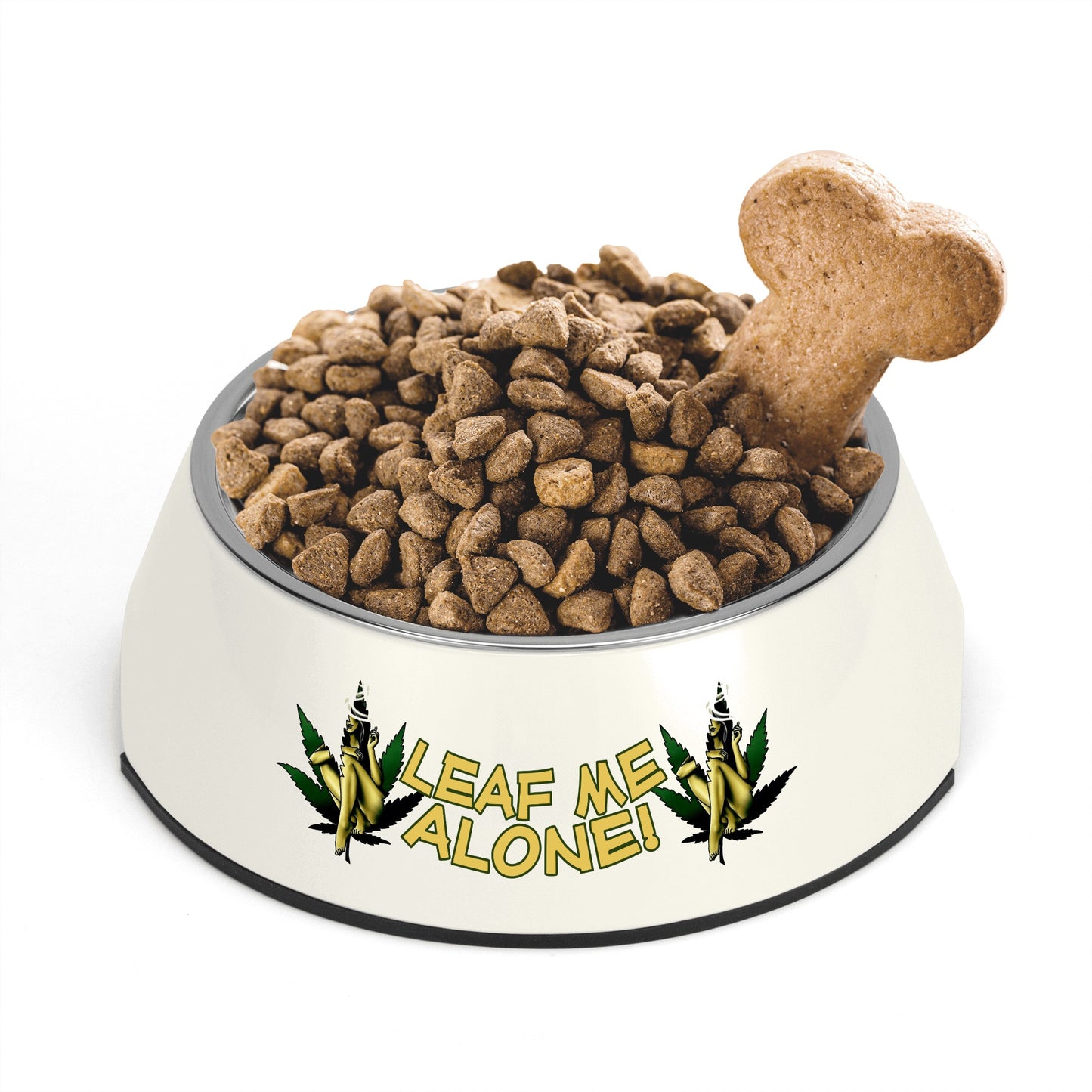 Leaf Me Alone 420 Edition 4.0 Pet Food Bowl