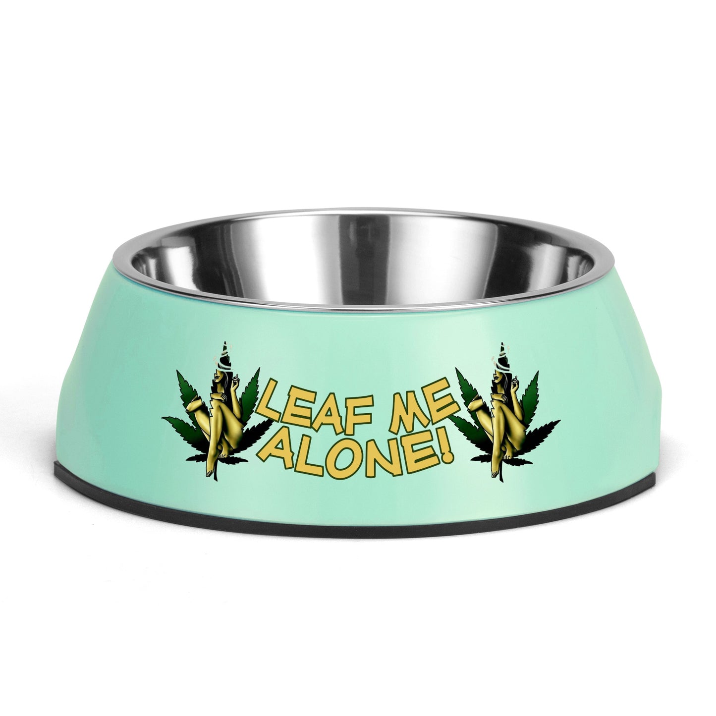 Leaf Me Alone 420 Edition 4.0 Pet Food Bowl