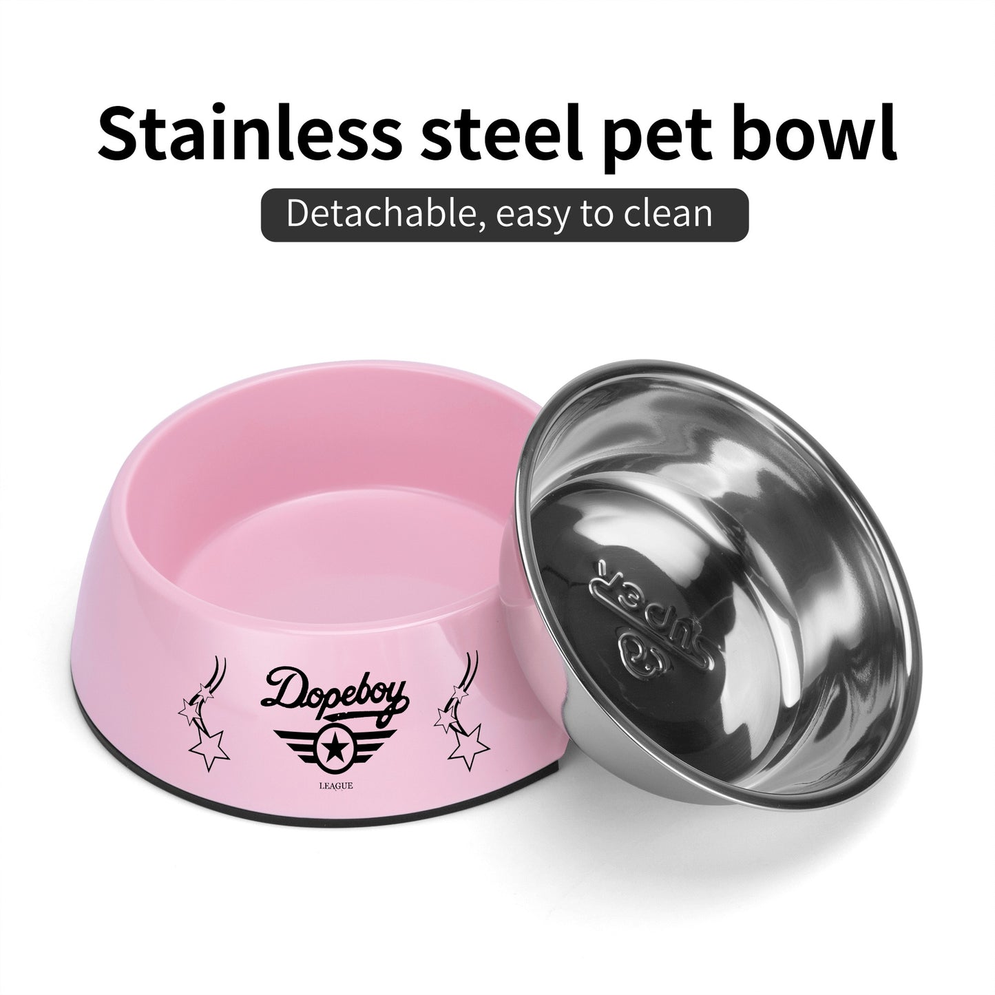 Dope Boy League Pet Food Bowl