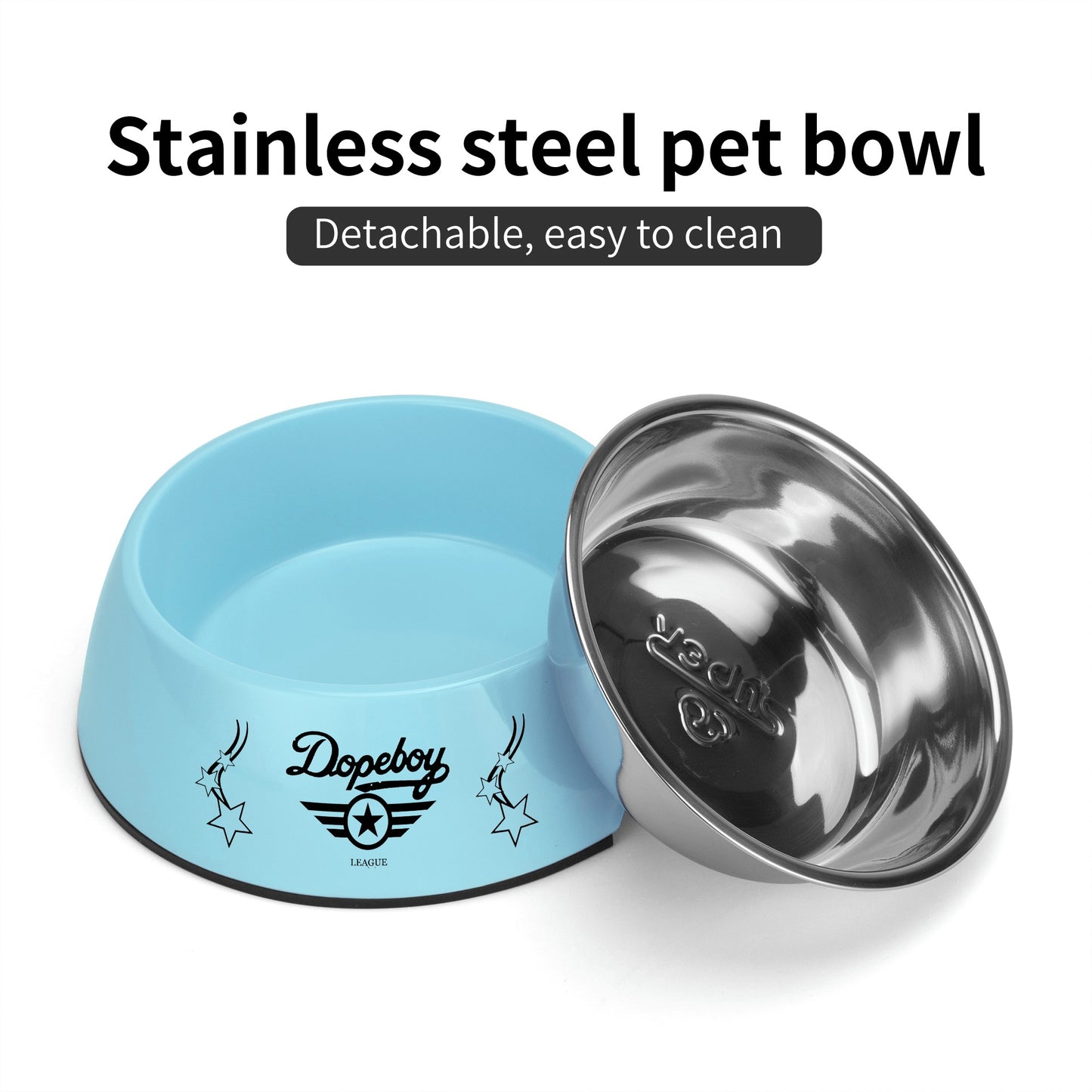 Dope Boy League Pet Food Bowl