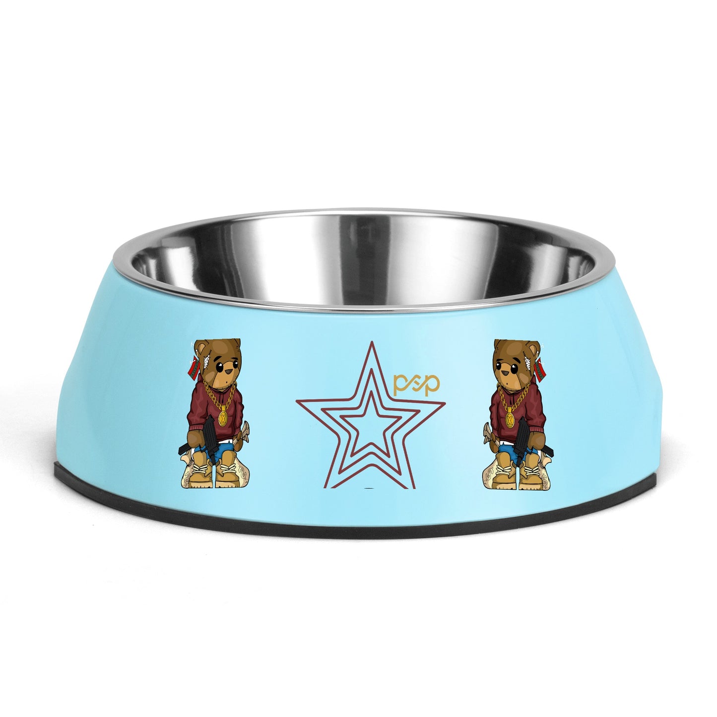 S.O.S & P.S.P Pet Food Bowl