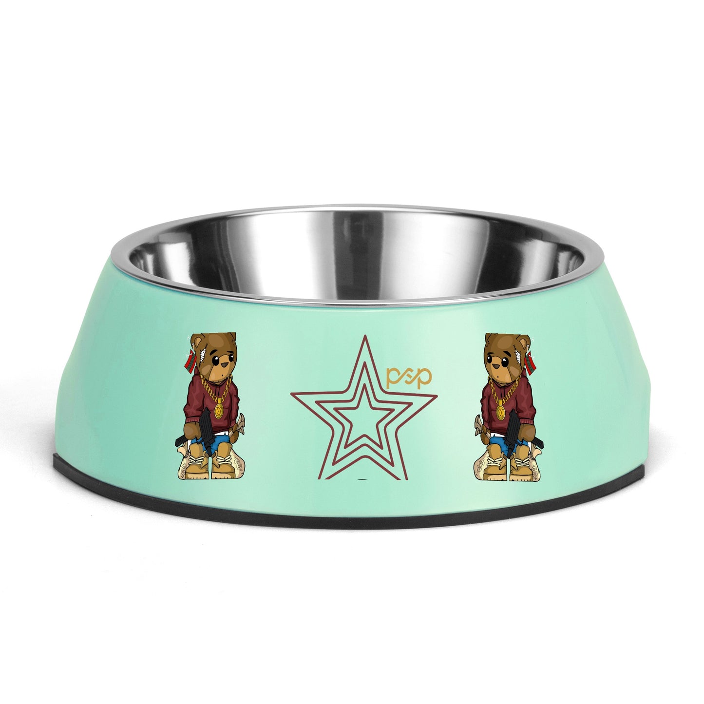 S.O.S & P.S.P Pet Food Bowl