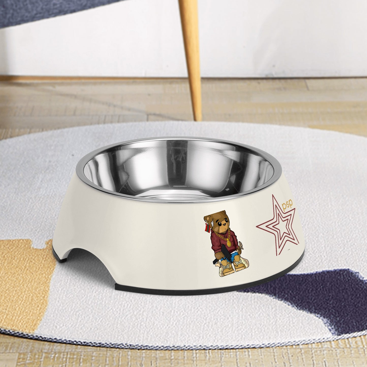 S.O.S & P.S.P Pet Food Bowl