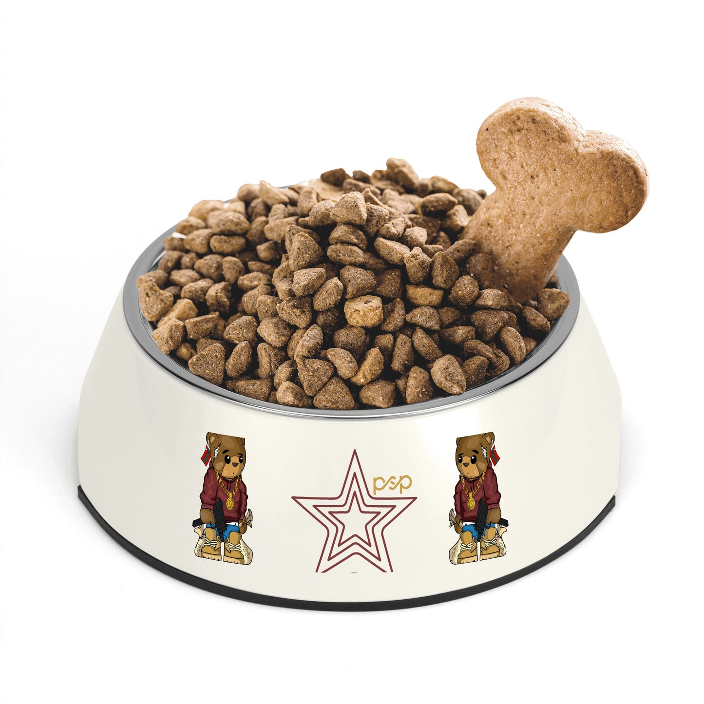 S.O.S & P.S.P Pet Food Bowl