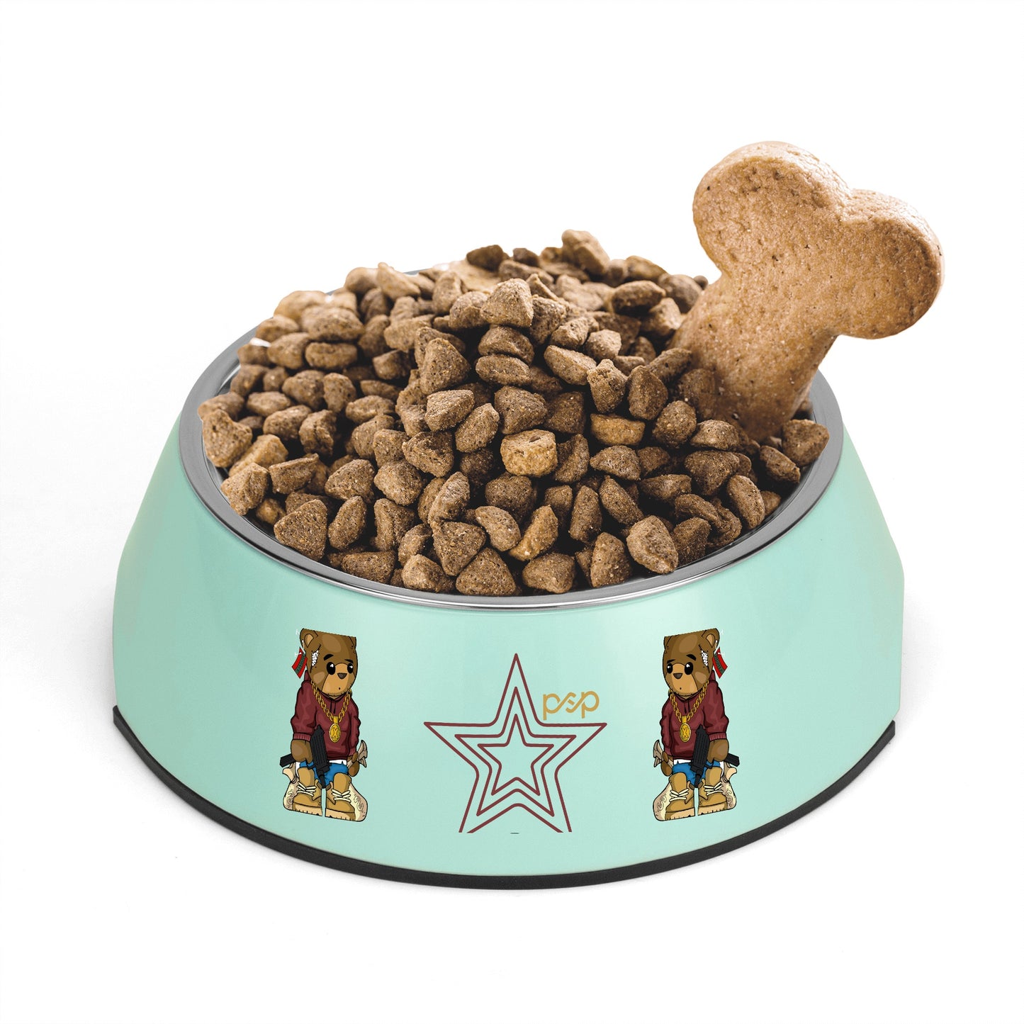 S.O.S & P.S.P Pet Food Bowl