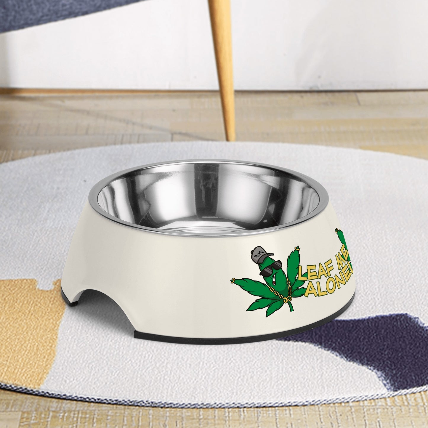 Leaf Me Alone 3.0 420 Edition Pet Food Bowl