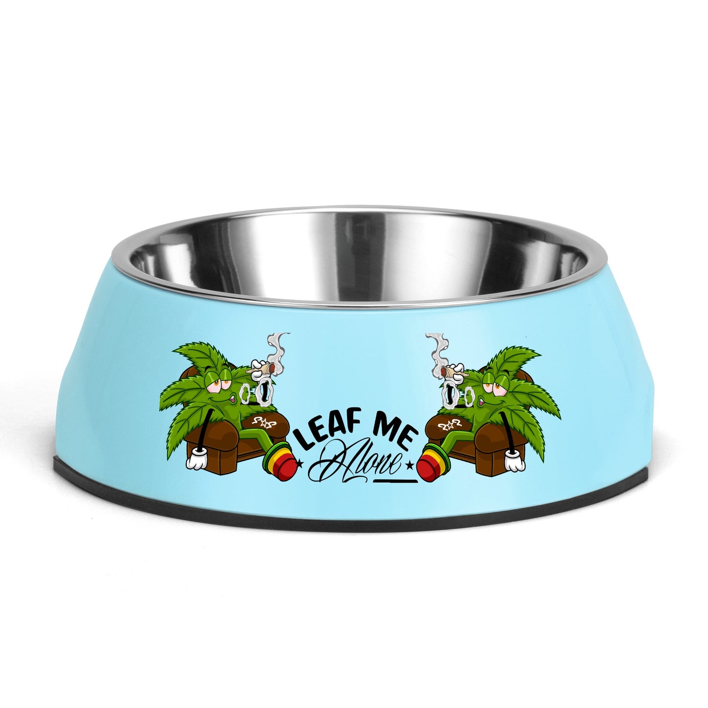 Leaf Me Alone 1.0 4/20 Edition  Pet Food Bowl