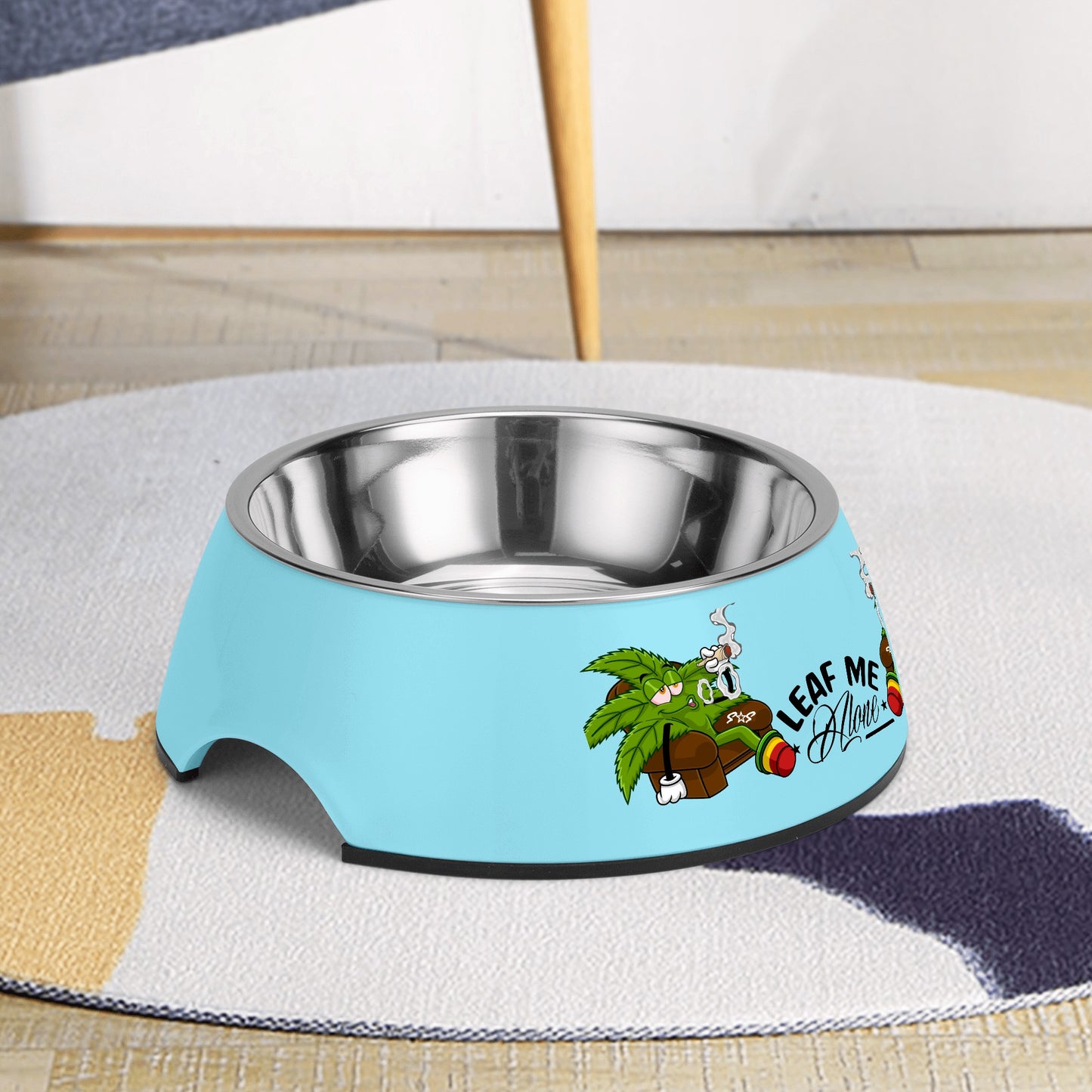 Leaf Me Alone 1.0 4/20 Edition  Pet Food Bowl