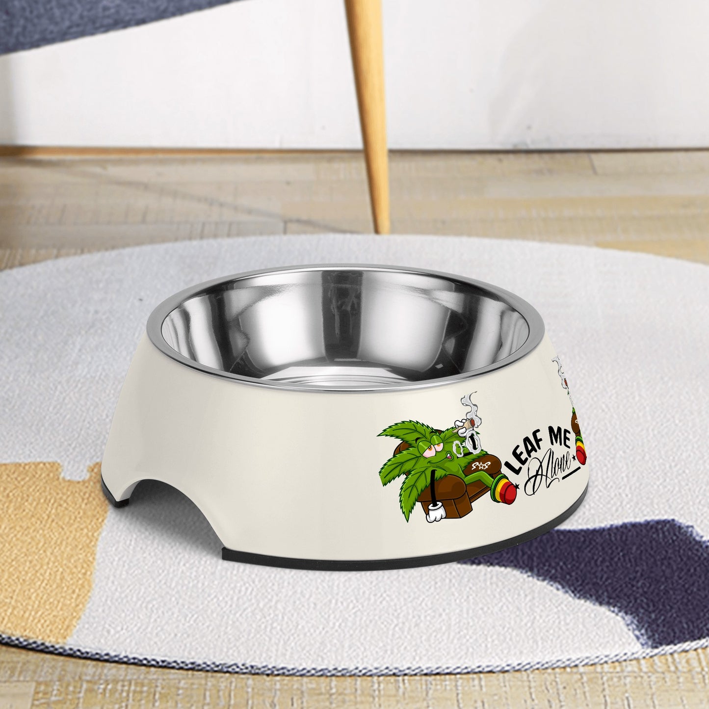 Leaf Me Alone 1.0 4/20 Edition  Pet Food Bowl