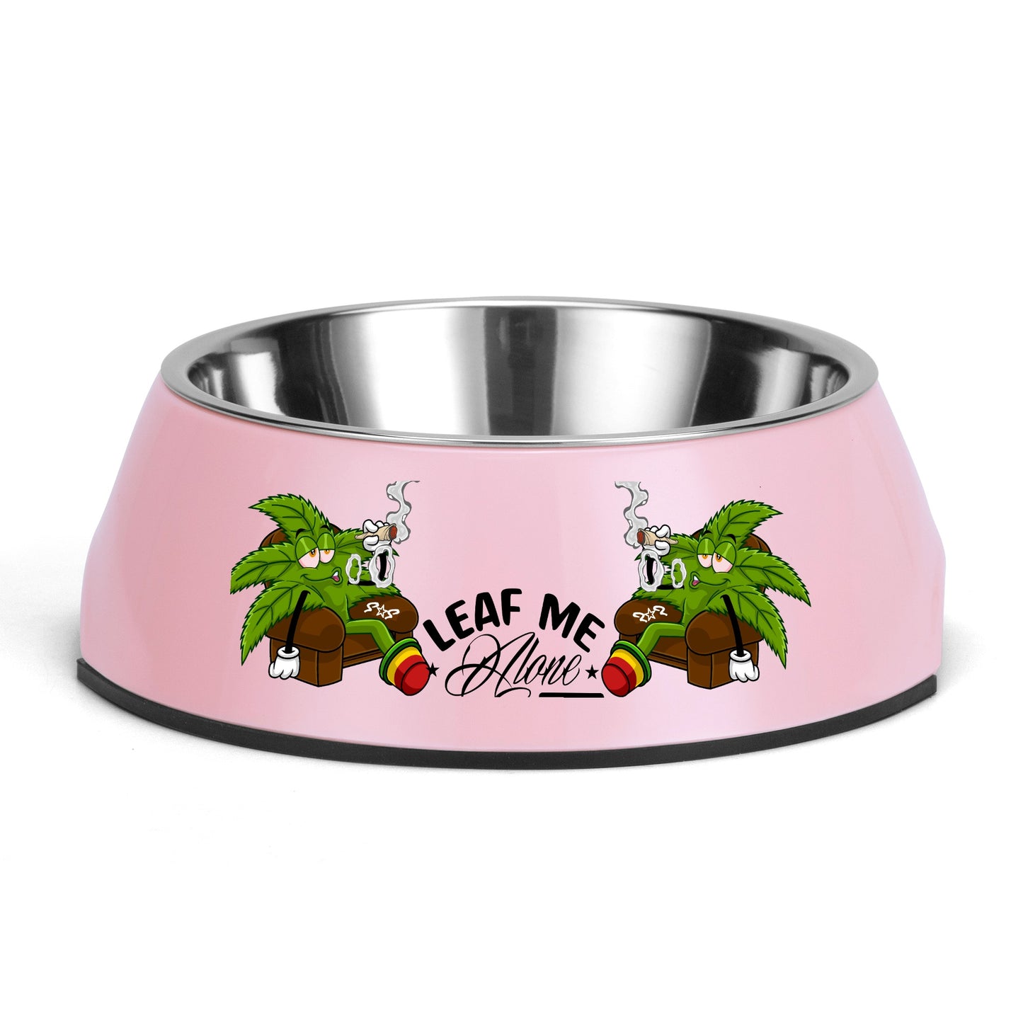 Leaf Me Alone 1.0 4/20 Edition  Pet Food Bowl