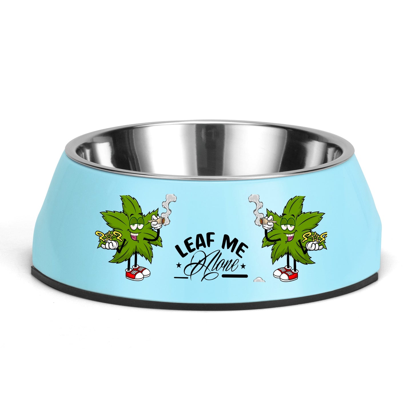 Leaf Me Alone 2.0 4/20 Edition  Pet Food Bowl