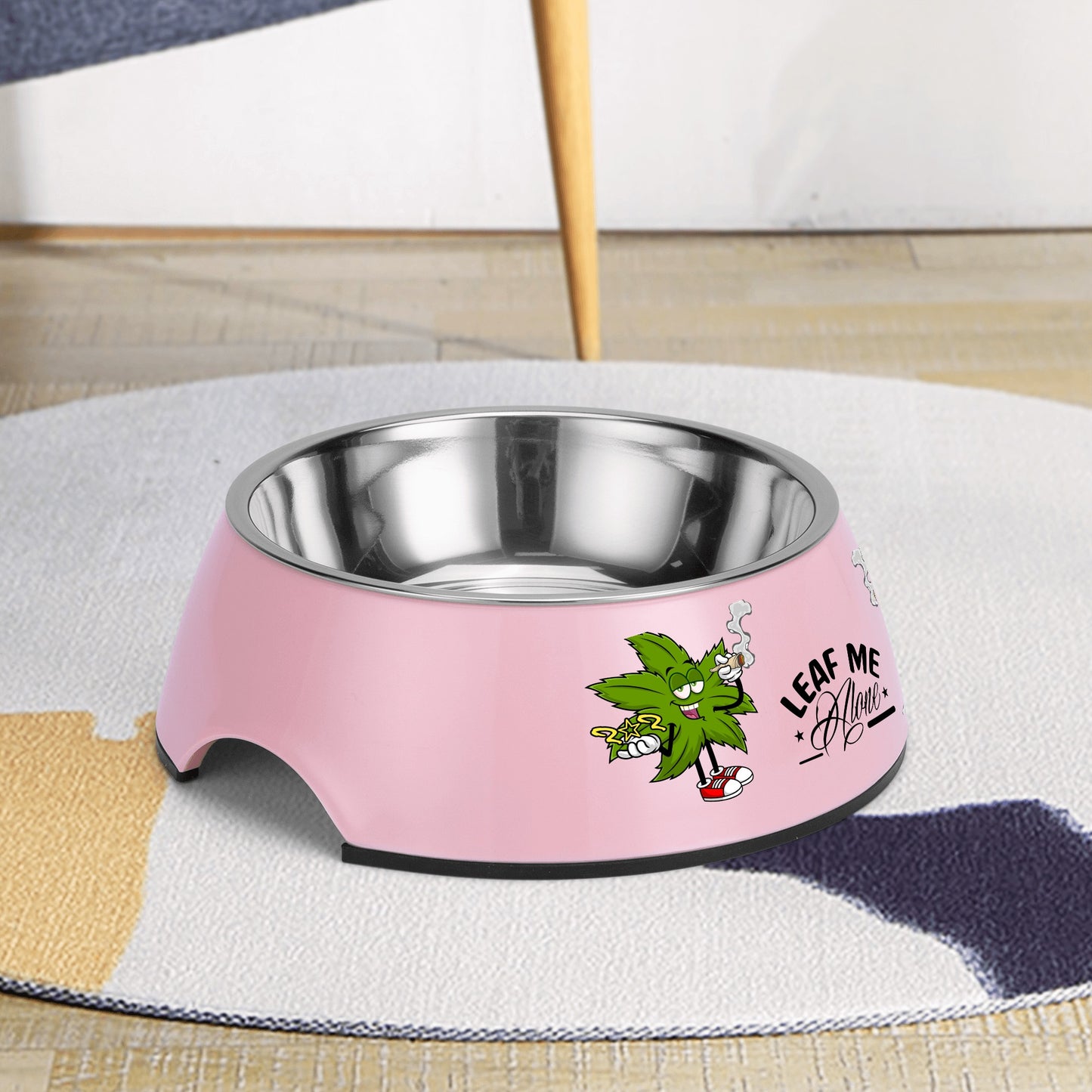 Leaf Me Alone 2.0 4/20 Edition  Pet Food Bowl