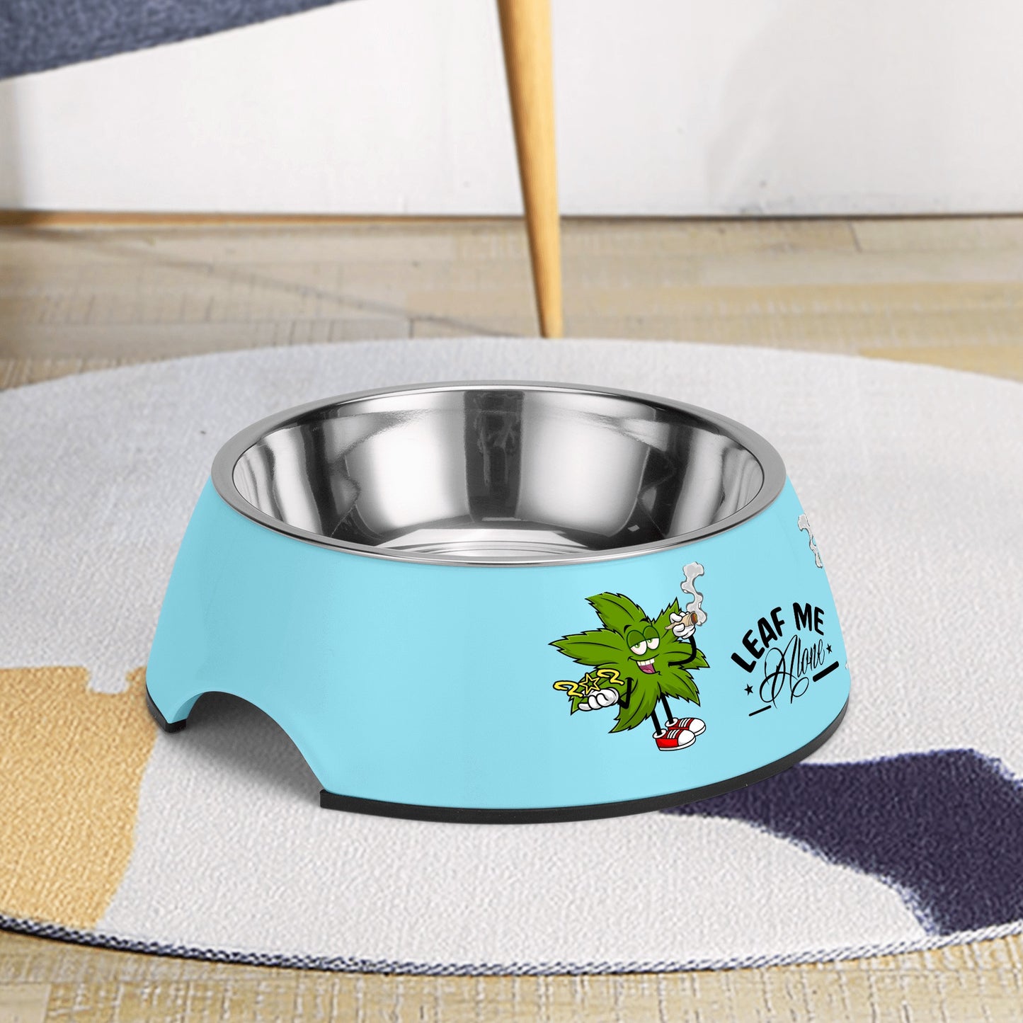 Leaf Me Alone 2.0 4/20 Edition  Pet Food Bowl