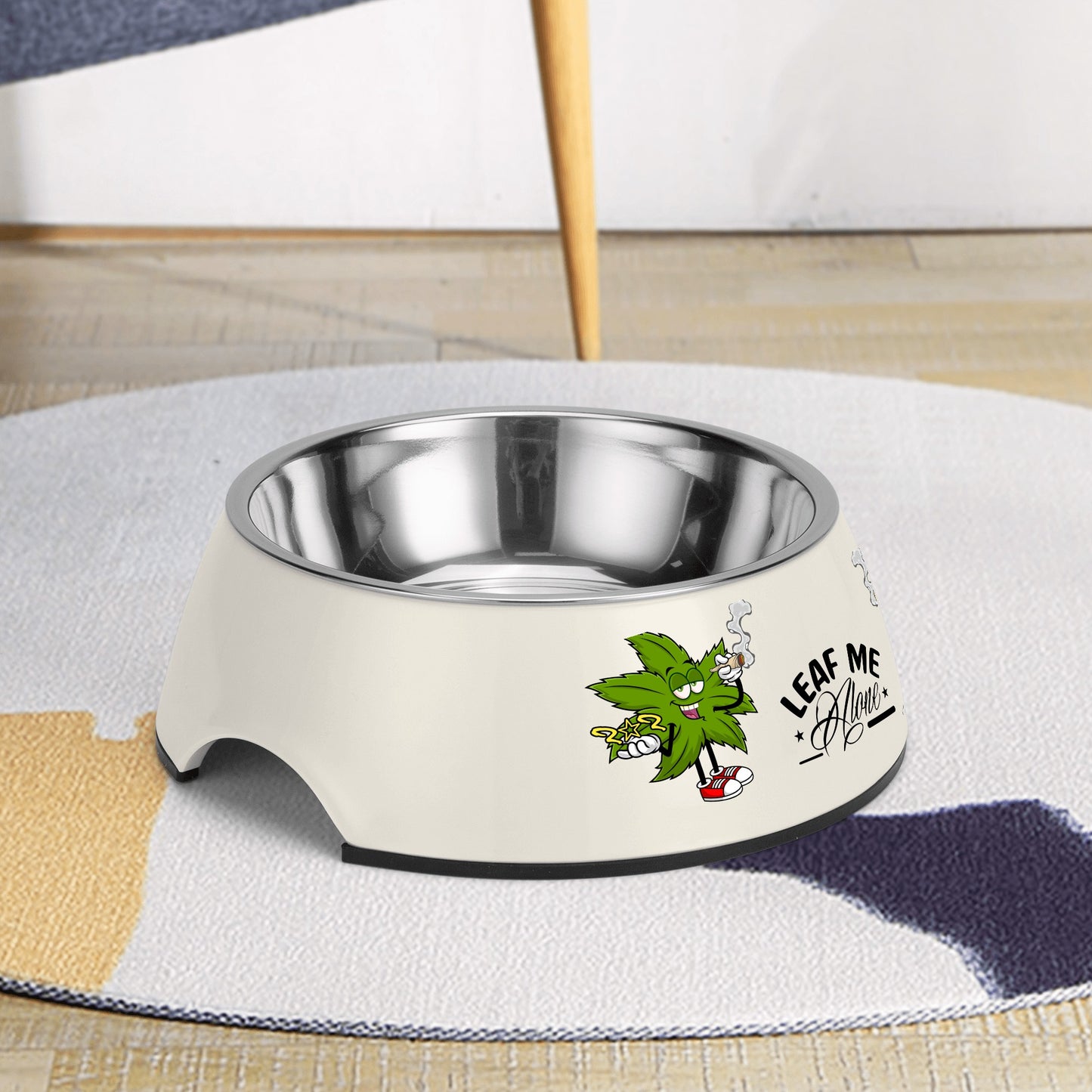 Leaf Me Alone 2.0 4/20 Edition  Pet Food Bowl