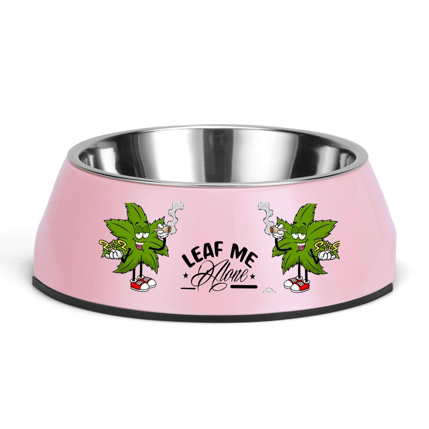 Leaf Me Alone 2.0 4/20 Edition  Pet Food Bowl