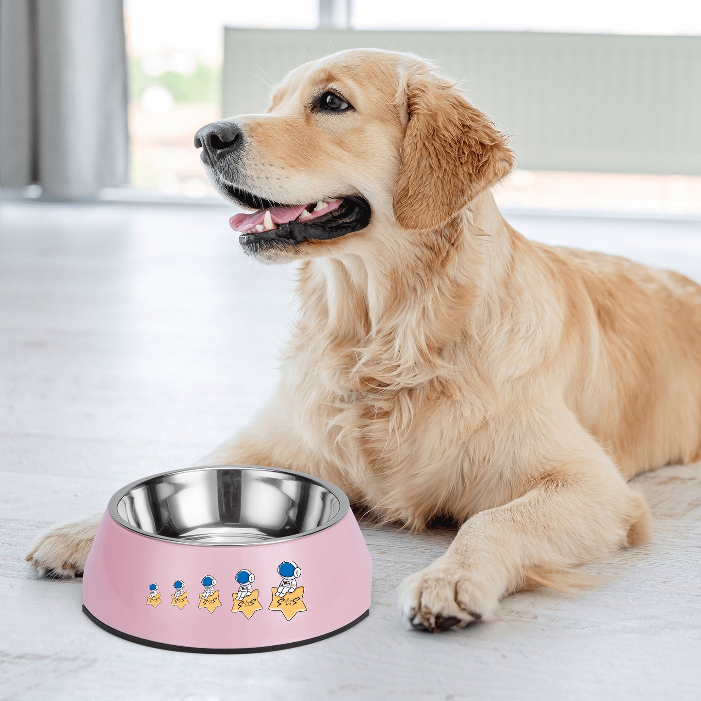 S.O.S Astronaut Pet Food Bowl