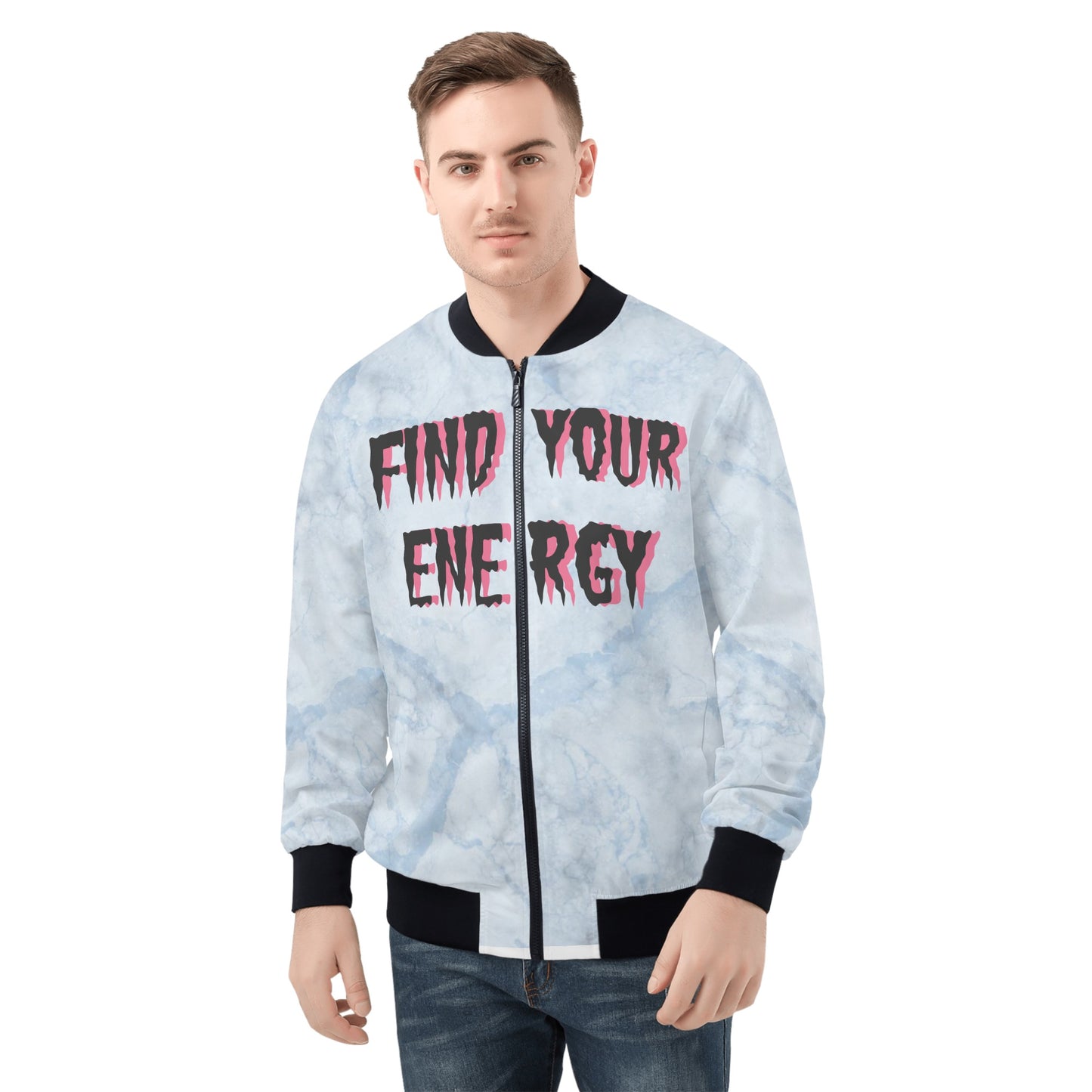 Star Energy 1.0 Mens Chill Blue Zip Up Jacket