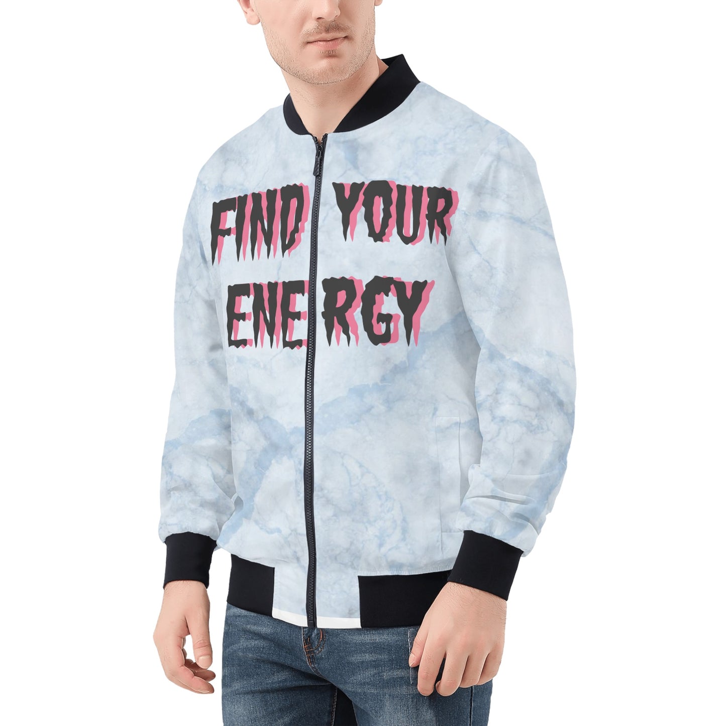 Star Energy 1.0 Mens Chill Blue Zip Up Jacket