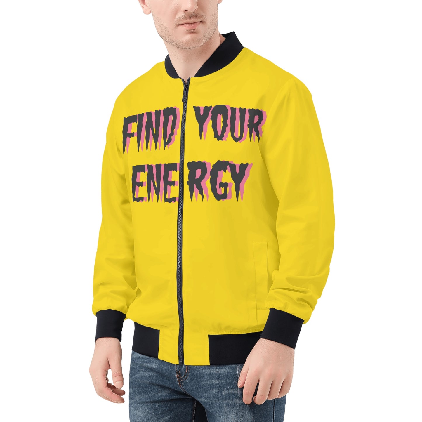 Star Energy 1.0 Mens Gold Zip Up Jacket