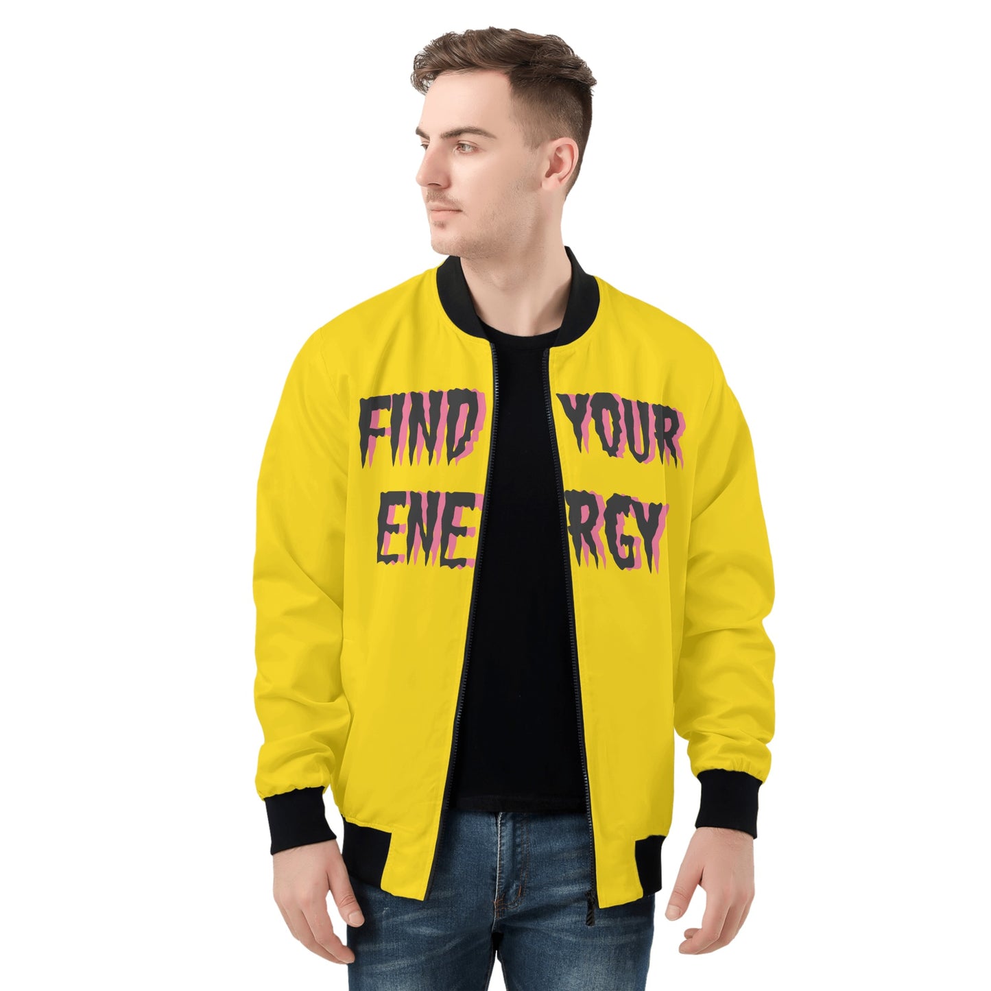 Star Energy 1.0 Mens Gold Zip Up Jacket