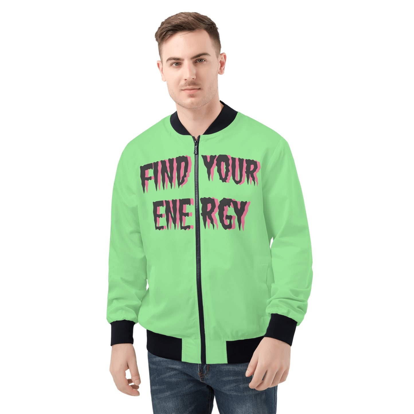 Star Energy 1.0 Mens Mint Green Zip Up Jacket