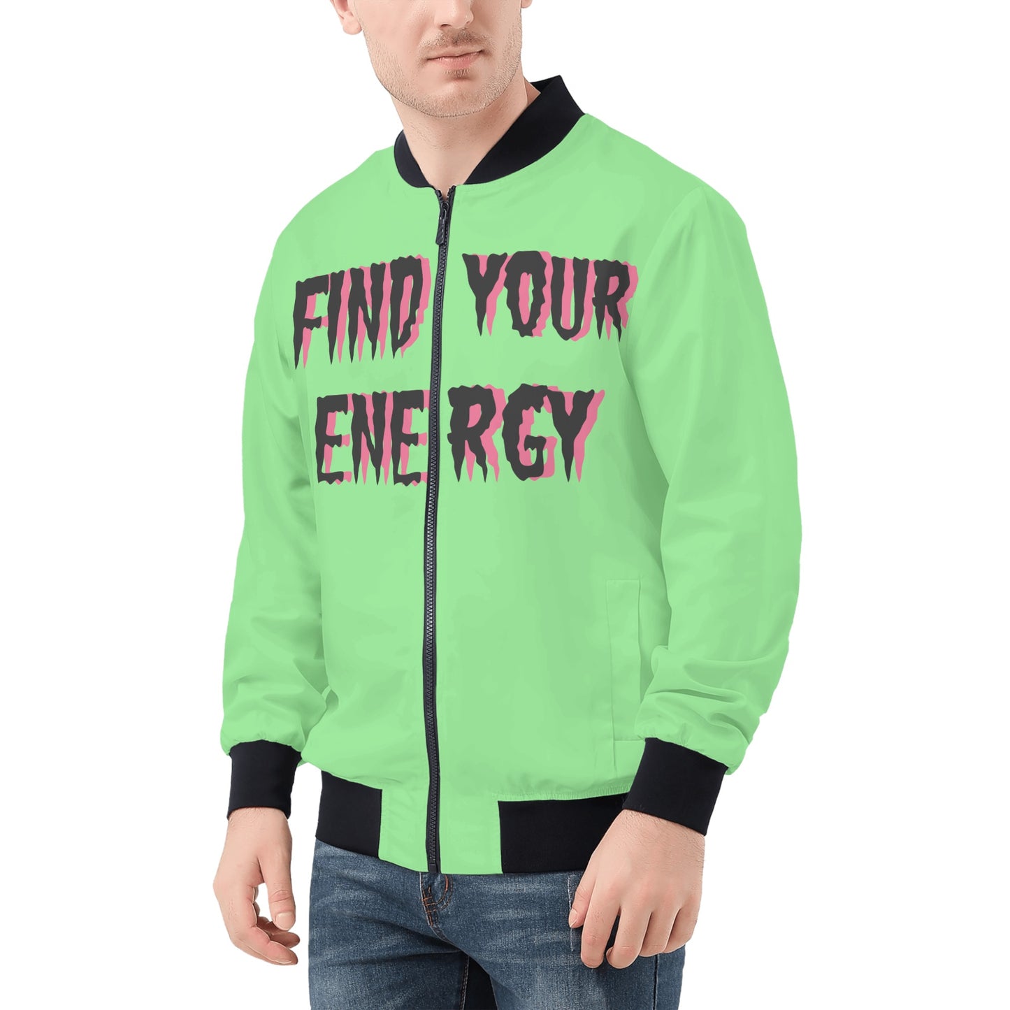 Star Energy 1.0 Mens Mint Green Zip Up Jacket