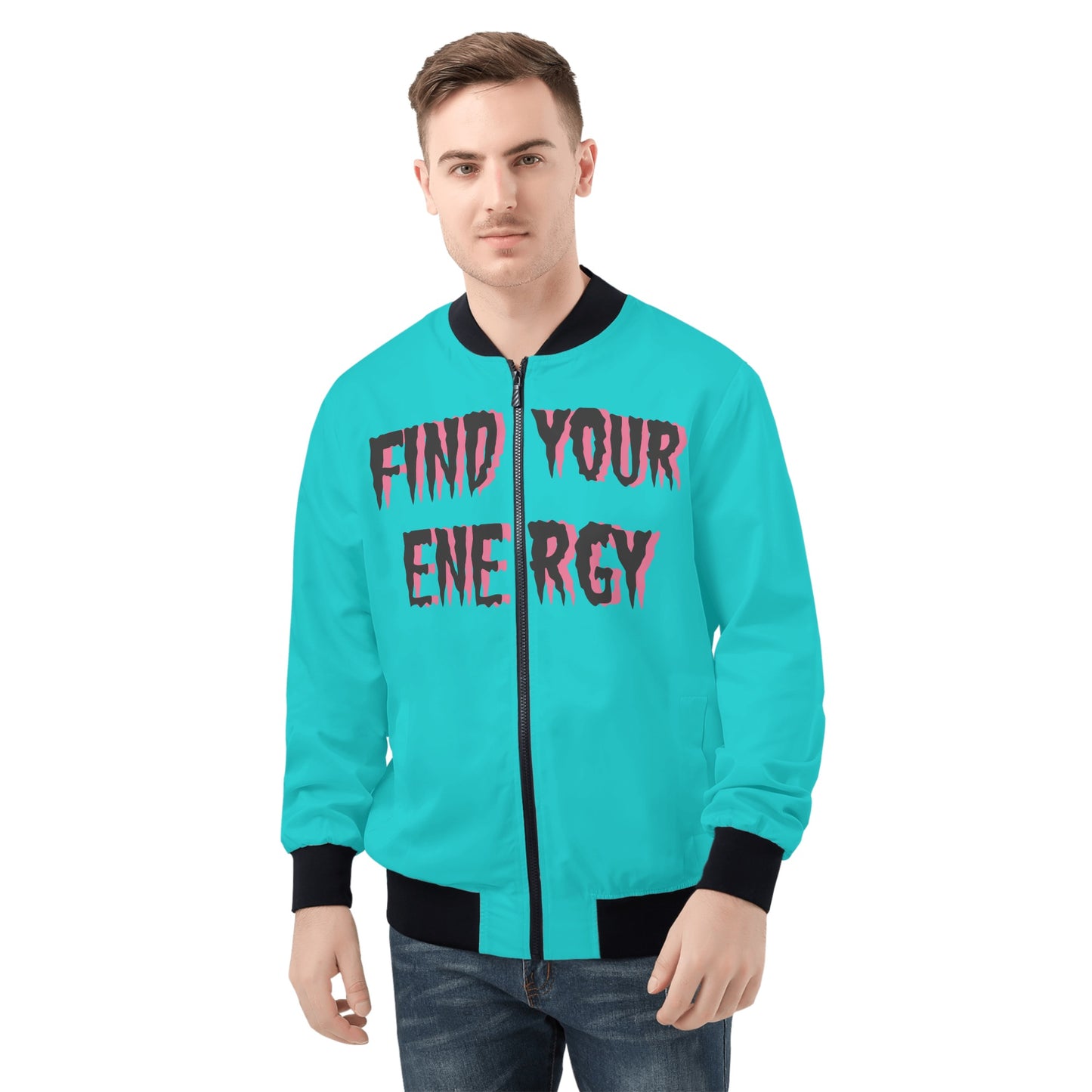 Star Energy 1.0 Mens Turquoise Zip Up Jacket