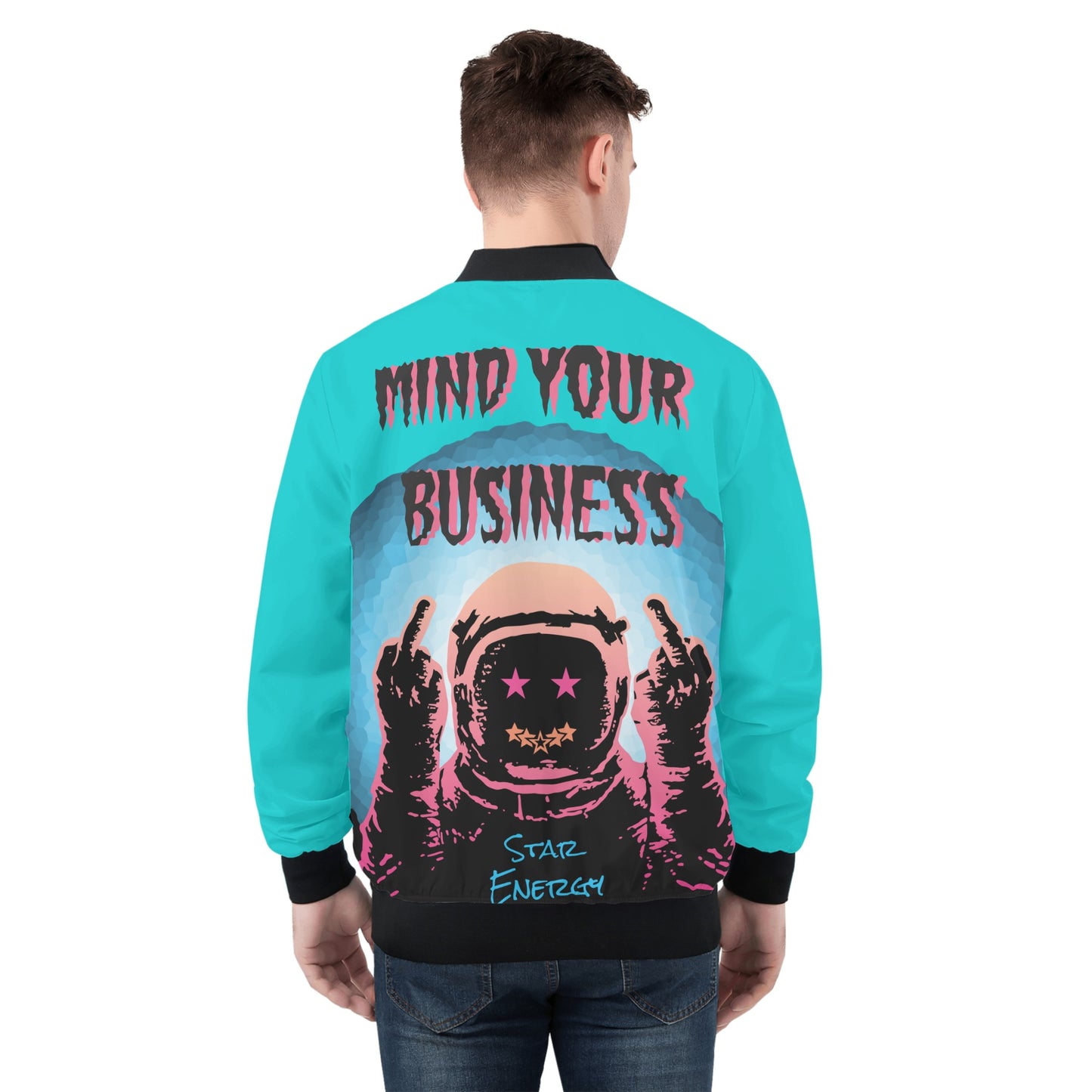 Star Energy 1.0 Mens Turquoise Zip Up Jacket