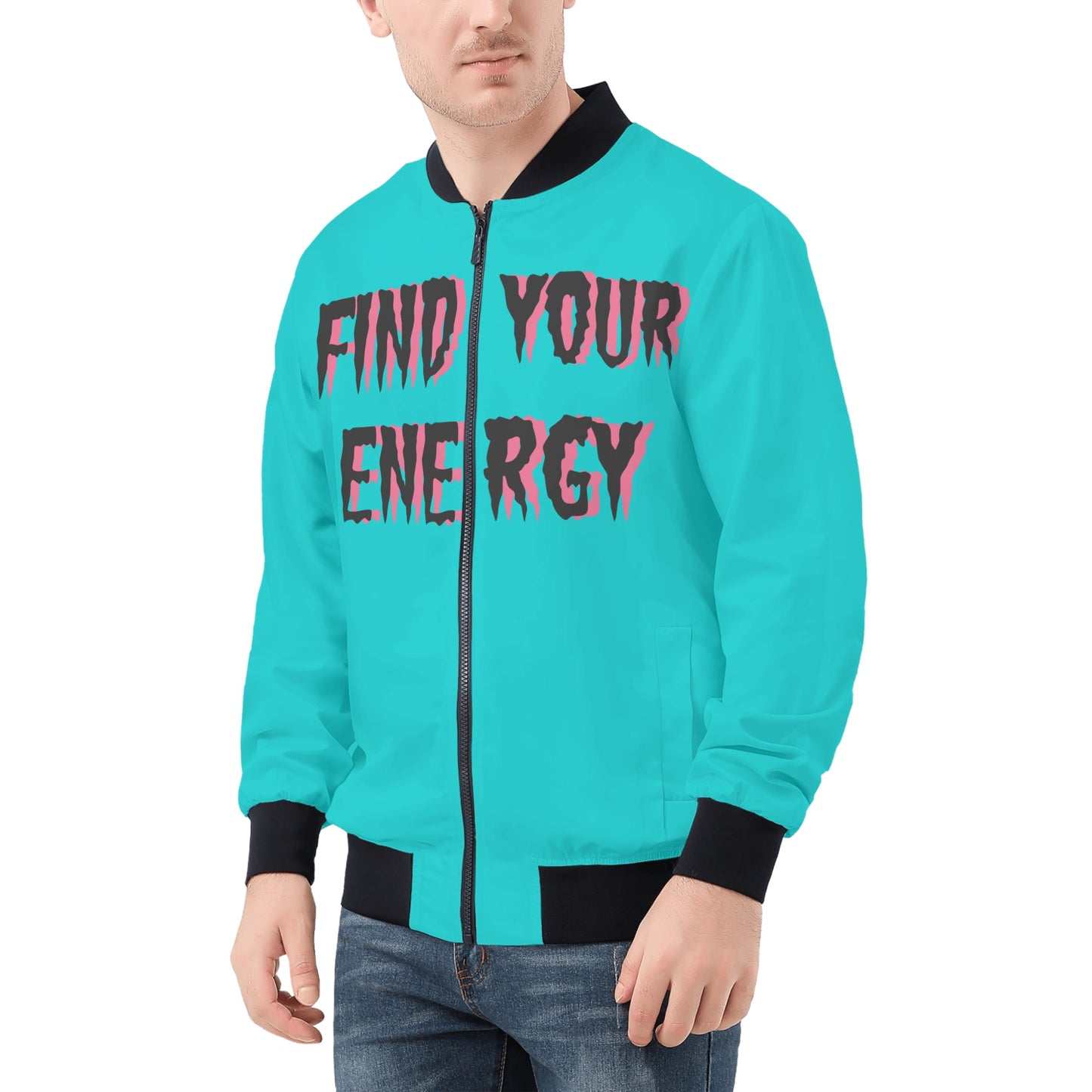 Star Energy 1.0 Mens Turquoise Zip Up Jacket