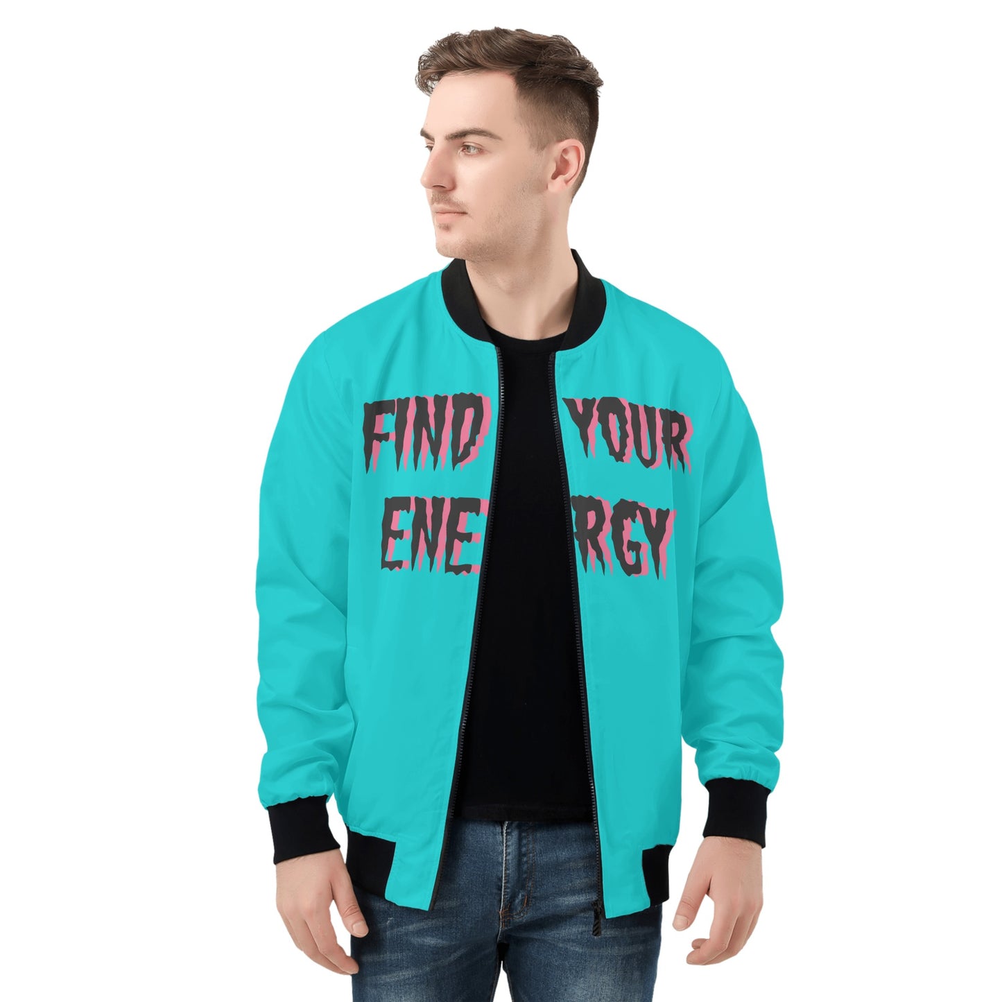 Star Energy 1.0 Mens Turquoise Zip Up Jacket