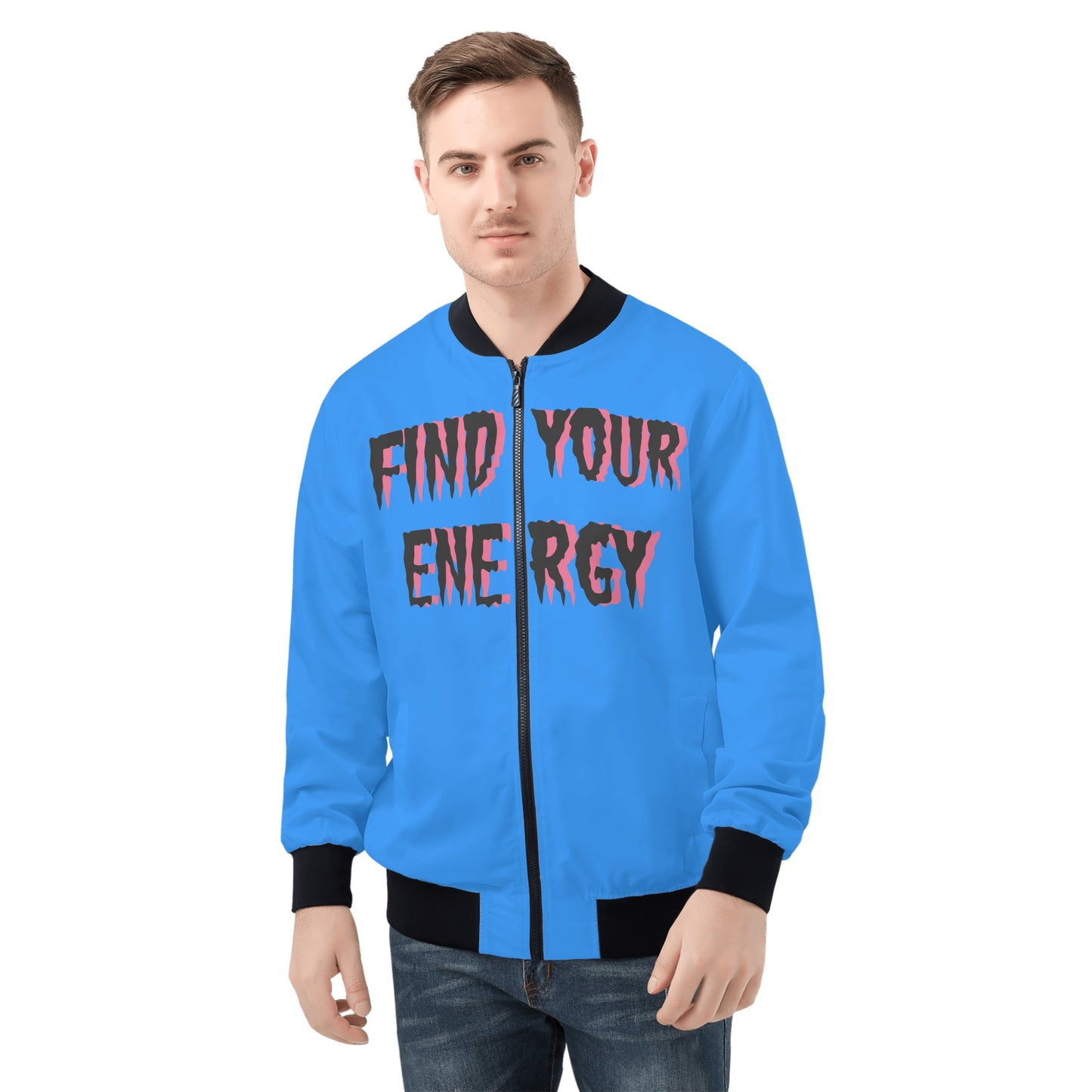 Star Energy 1.0 Mens Blue Zip Up Jacket