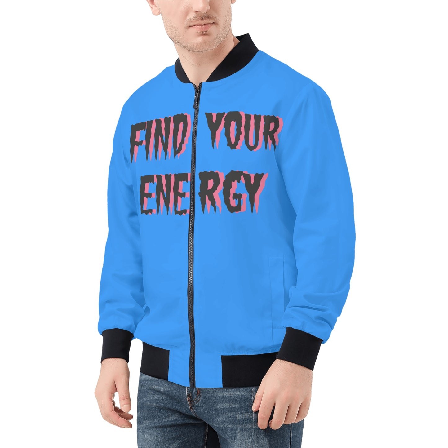 Star Energy 1.0 Mens Blue Zip Up Jacket