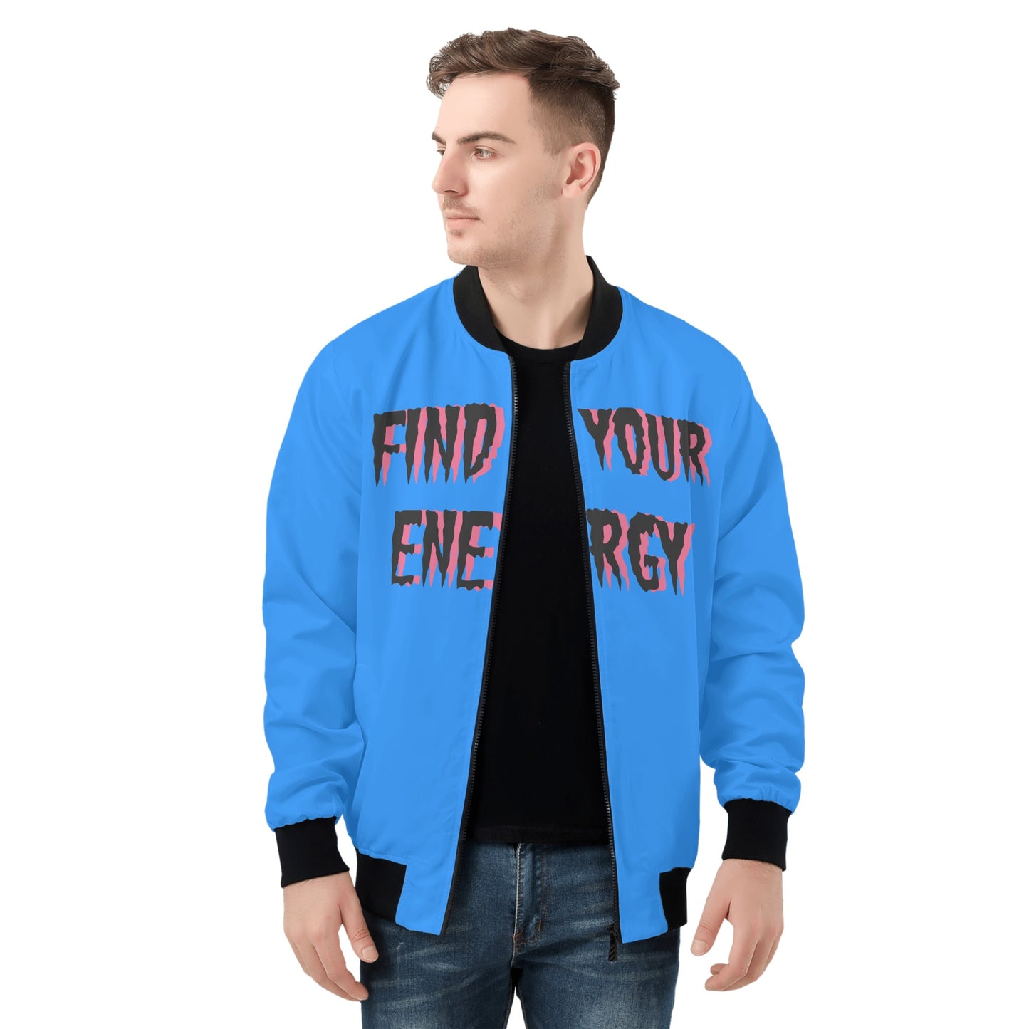 Star Energy 1.0 Mens Blue Zip Up Jacket