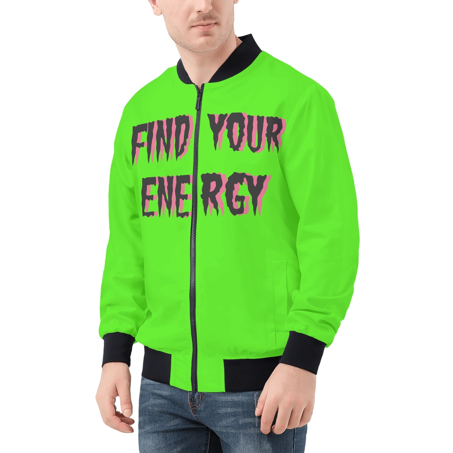 Star Energy 1.0 Mens Goo Green Zip Up Jacket