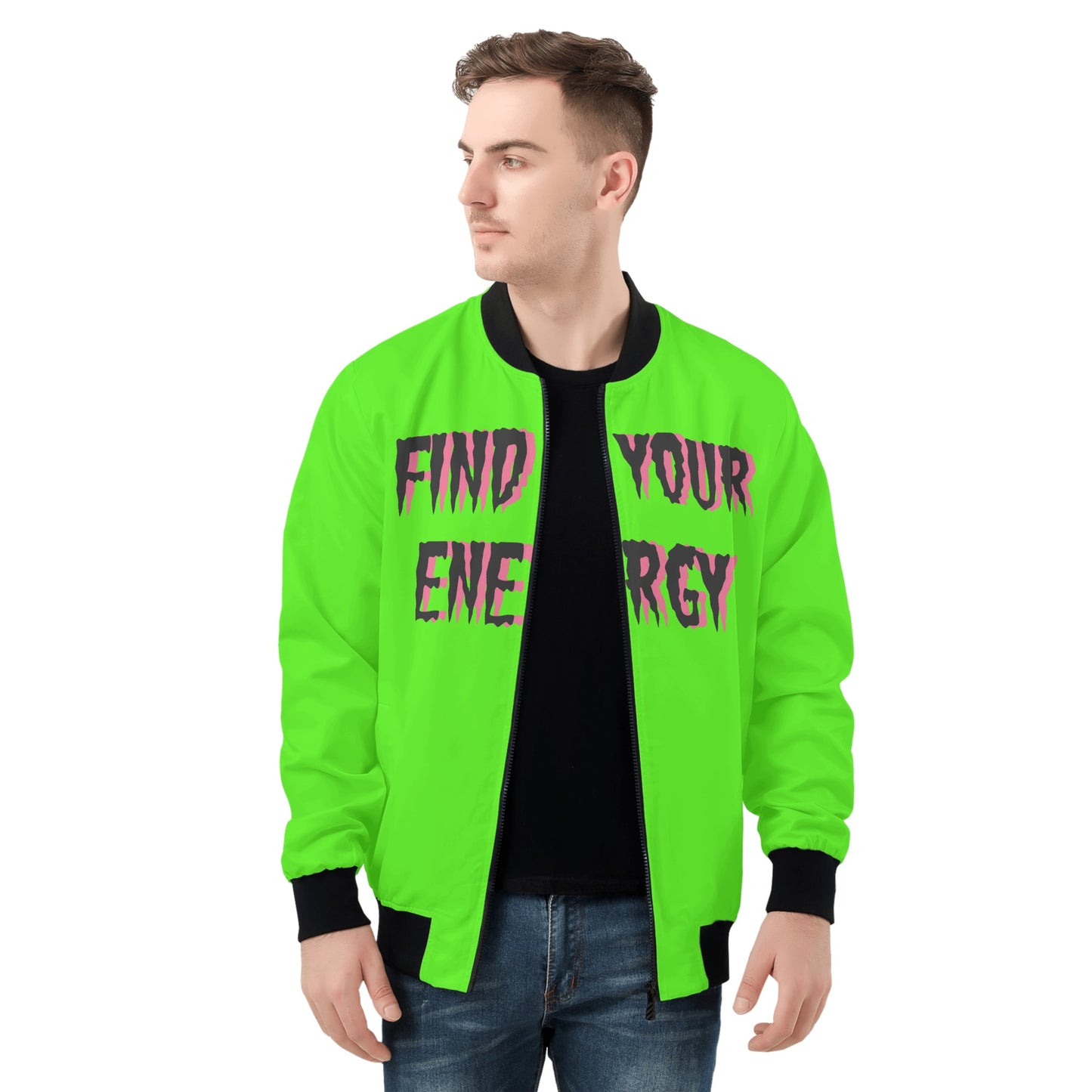 Star Energy 1.0 Mens Goo Green Zip Up Jacket