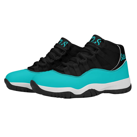 SOS Turquoise Mens High Top Star Kicks