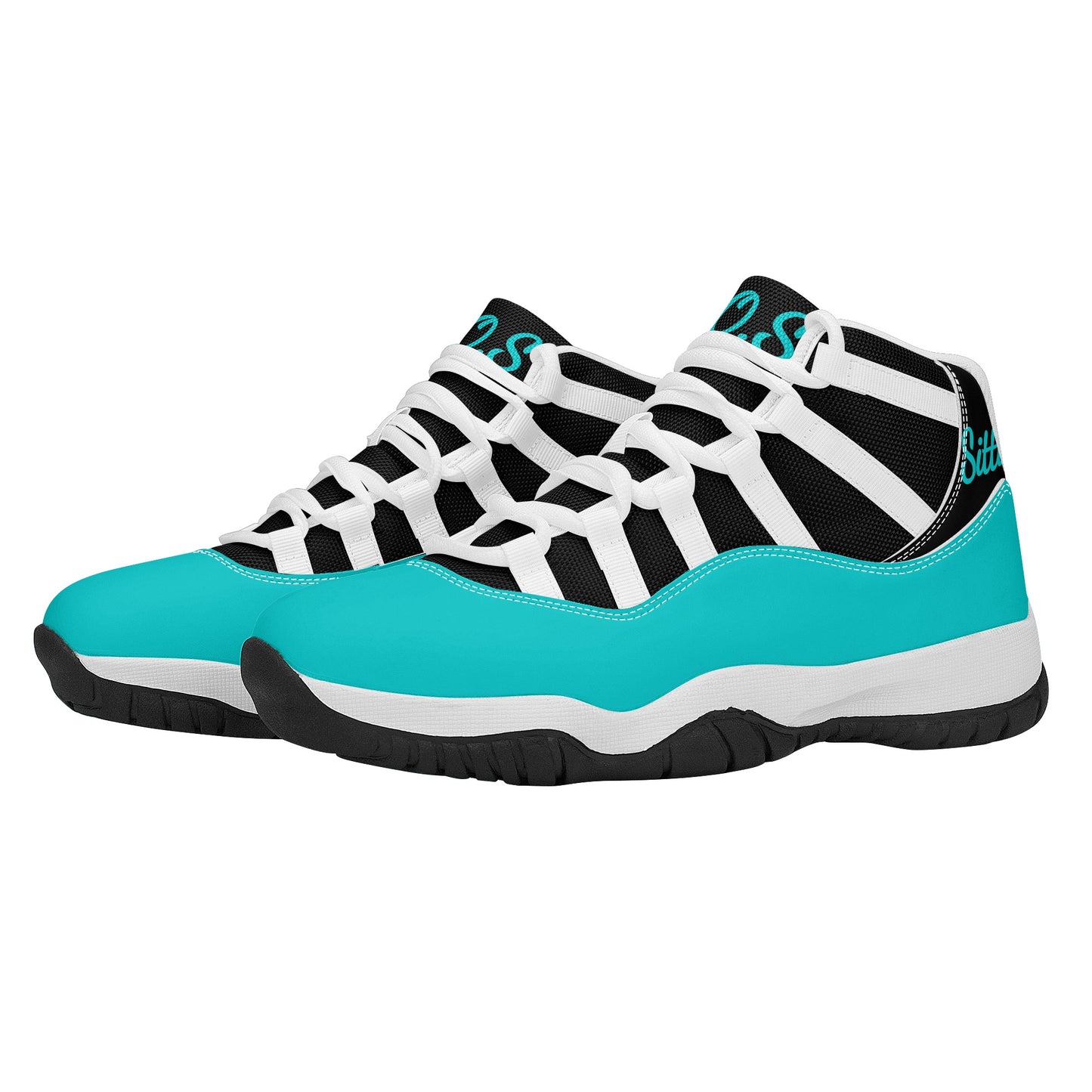 SOS Turquoise Mens High Top Star Kicks