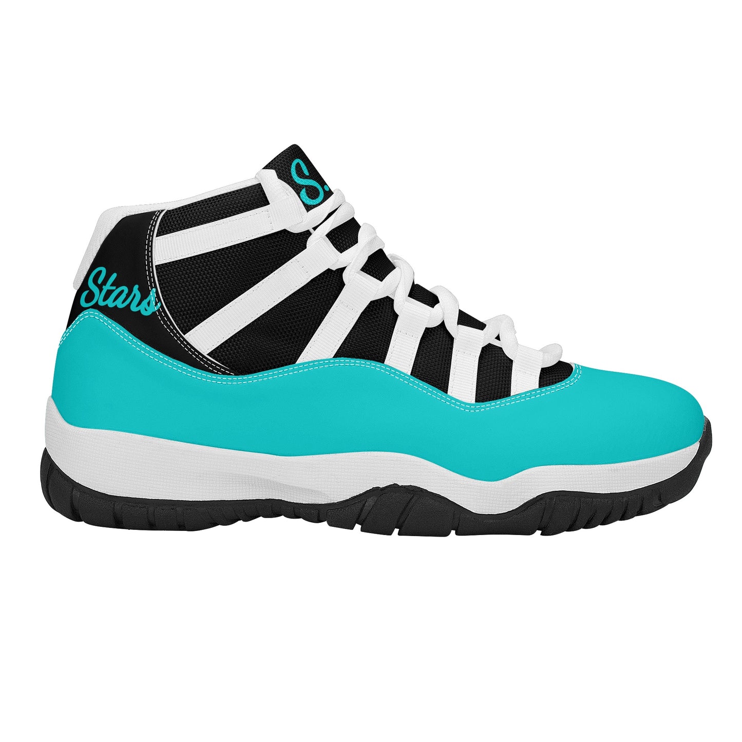 SOS Turquoise Mens High Top Star Kicks