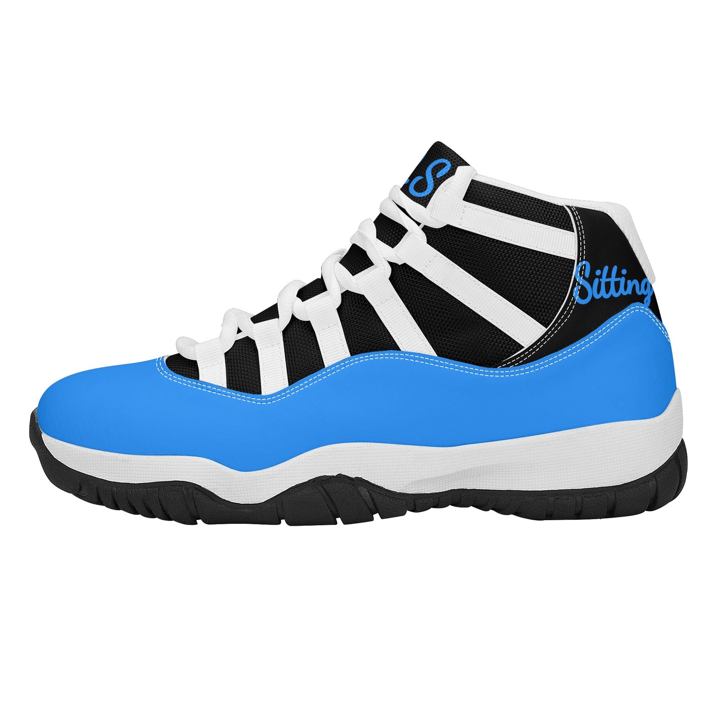 SOS Blue Mens High Top Star Kicks