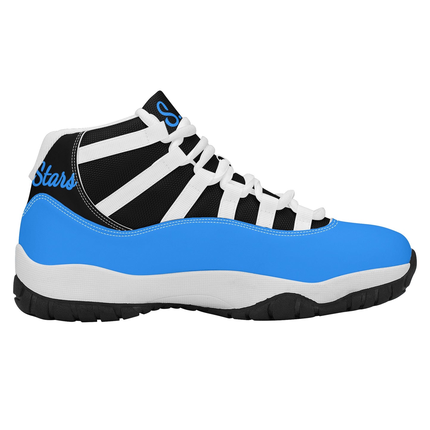 SOS Blue Mens High Top Star Kicks