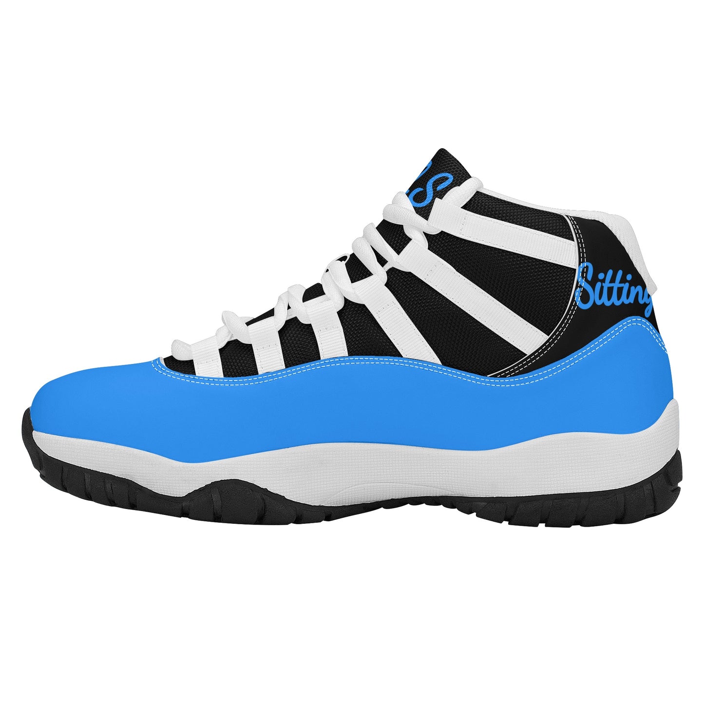 SOS Blue Mens High Top Star Kicks