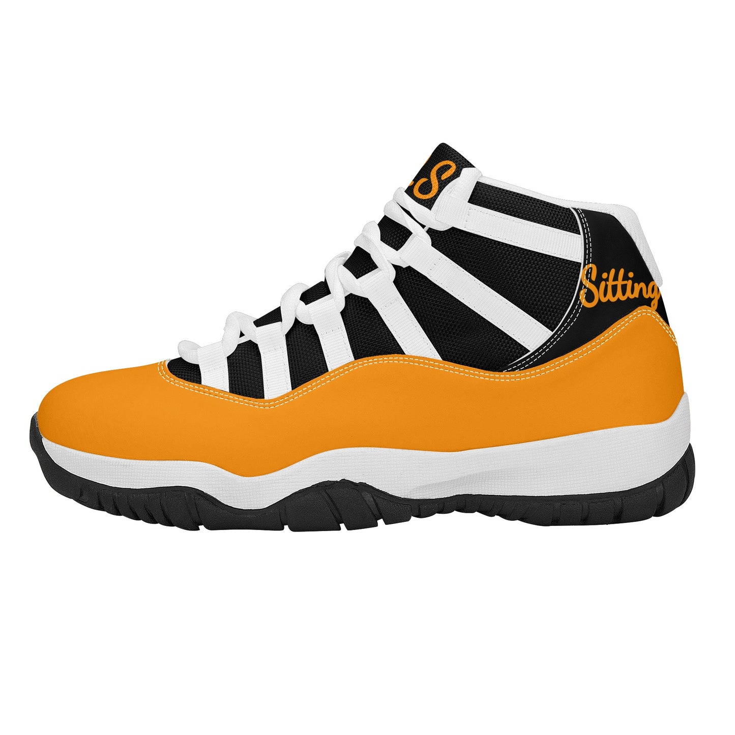 SOS Orange Mens High Top Star Kicks