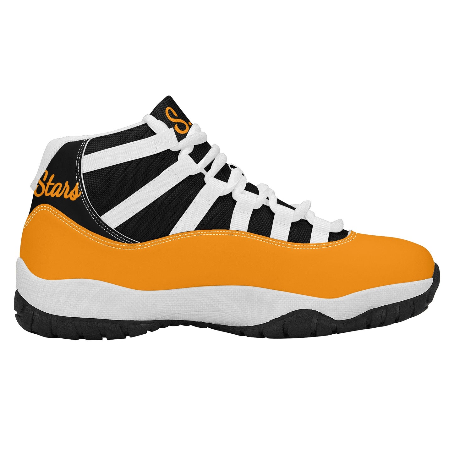 SOS Orange Mens High Top Star Kicks