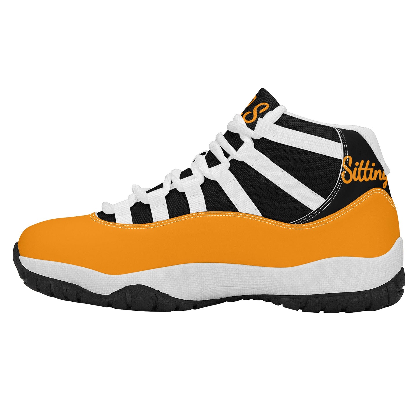 SOS Orange Mens High Top Star Kicks