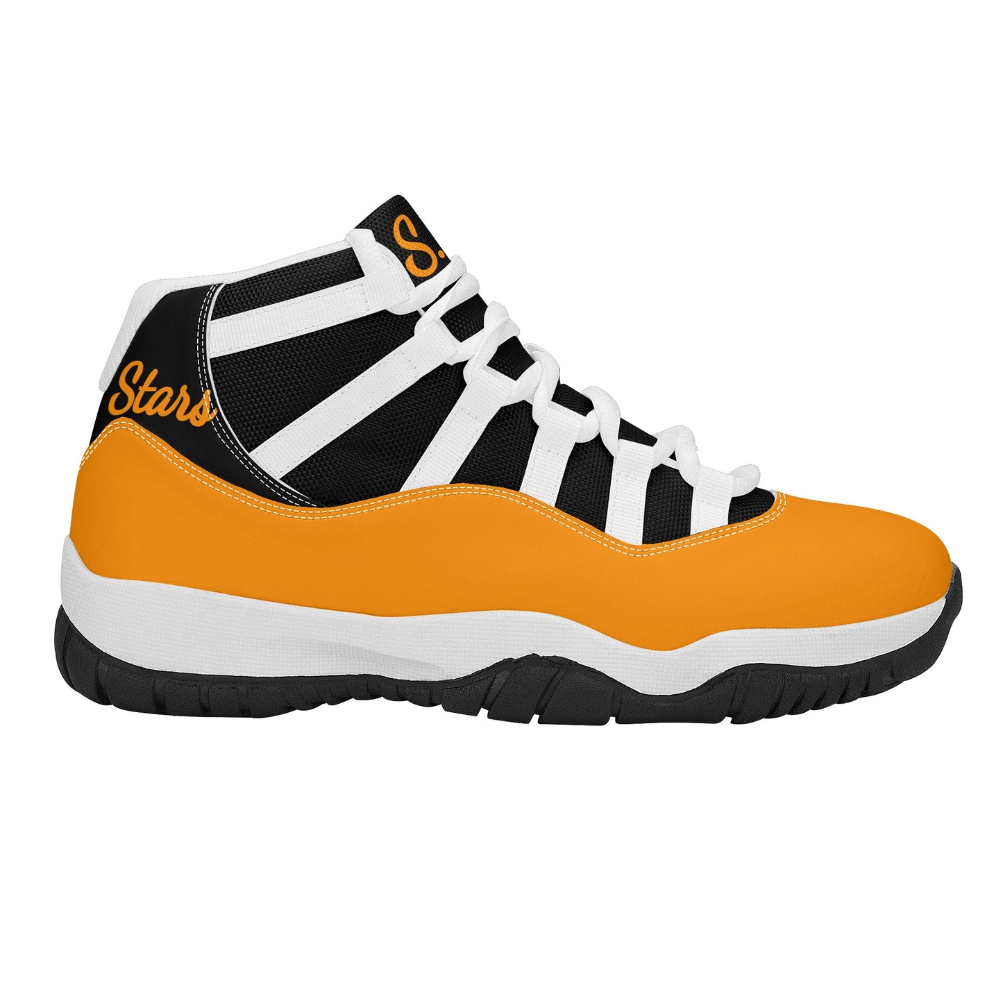 SOS Orange Mens High Top Star Kicks