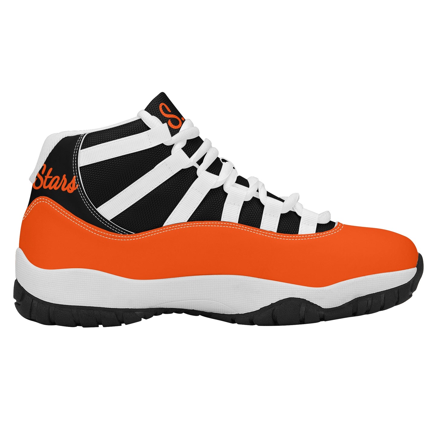 SOS Dark Orange Mens High Top Star Kicks