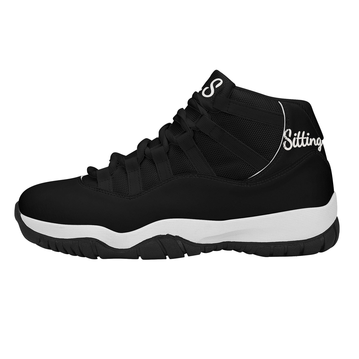 SOS Black Mens High Top Star Kicks